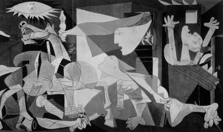 Guernica desined by bablo piccaso