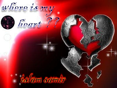 win rah 9albi ??? where is my heart ? ou est mon coeur ?